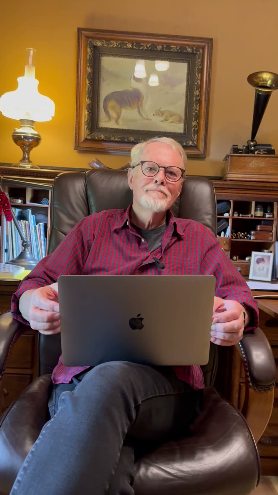 Recording a conversation with Jim Erickson